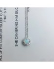 Elegancki 925 Sterling Silver Cubic cyrkon biżuteria dla nowożeńców ustawia okrągły biały różowy niebieski Opal naszyjnik kolczy