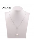 MeiBaPJ wysokiej jakości biżuteria z naturalną perłą zestawy moda prawdziwe S925 Sterling Silver kolczyki z długim łańcuszkiem i