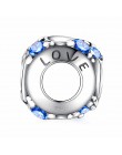 JewelryPalace wiernego serca 0.4ct niebieska cyrkonia sześcienna 925 Sterling Silver paciorki 2018 nowa gorąca sprzedaż piękne p
