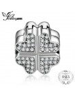 JewelryPalace wiernego serca 0.4ct niebieska cyrkonia sześcienna 925 Sterling Silver paciorki 2018 nowa gorąca sprzedaż piękne p