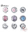 Devolove Dropshipping autentyczne 100% 925 Sterling srebrne koraliki Fit Pandora oryginalne Charms bransoletka damska biżuteria 