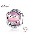 Devolove Dropshipping autentyczne 100% 925 Sterling srebrne koraliki Fit Pandora oryginalne Charms bransoletka damska biżuteria 