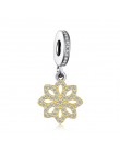 JewelryPalace z liści oliwnych stworzył różowe Sapphire kwiatowy koralik 925 Sterling Silver Charm paciorek Fit bransoletki