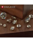 GIGAJEWE 6mm 0.8ct żółty szampana VVS1 okrągły doskonały Cut Moissanite luźne kamień diament przeszedł Test Lab klejnoty do prod