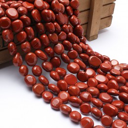 Kamień naturalny koraliki 8-10mm nieregularne czerwony jaspis kamień koraliki do wyrób biżuterii bransoletka naszyjnik 15 cali