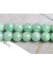 Wysokiej jakości birma (związek Myanmar) koraliki jadeitowe półprodukty Handmade bransoletka naturalny zielony jade kamień luźne