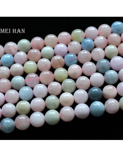 Meihan darmowa wysyłka (38 sztuk/strand) 10mm naturalne madagaskar Beryl gładki okrągły klejnot kamień do tworzenia biżuterii