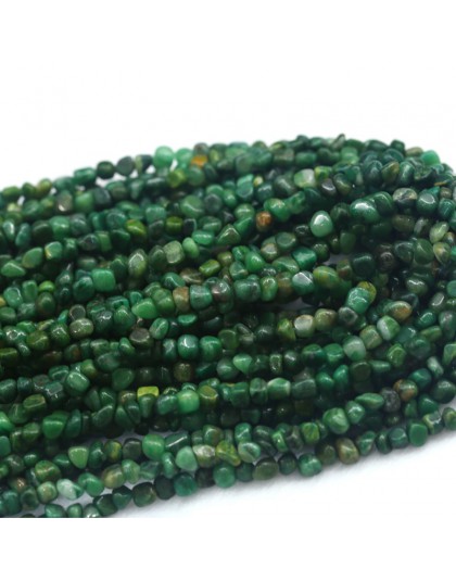 Rabat hurtownie naturalne oryginalne afryka zielona Jade Nugget luźne koraliki darmowe formy koraliki 3-12mm Fit biżuteria 15 "0