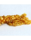 Hurtownie naturalne rosji jasny żółty bursztyn Nugget Chip luźne koraliki Free Form 3x8mm 15 "05257