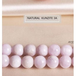 Naturalny Kunzite diament kraty luksusowe koraliki kamień rozmiar 6/8/10 MM wysokiej jakości grzywny Faceted fioletowy Morgan 3A
