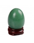 Naturalny karneol 40mm jajka kamień rzeźbione rzemiosło z drewniana podstawka Chakra Healing Reiki do dekoracji domu koraliki da