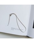 925 sterling silver damski łańcuszek obrączki srebrny gruby wąż łańcuch kości obrączki dla kobiet anklets stóp biżuteria 2018 ch