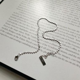 LouLeur płaskie koralik 925 sterling silver obrączki srebrny mody dzikie płaskie koralik obrączki dla kobiet 2018 anklets stóp b