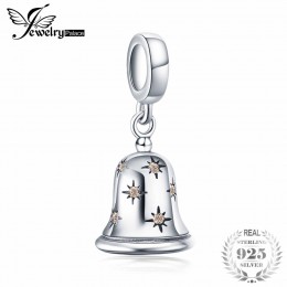 JewelryPalace boże narodzenie dzwonek sześciennych cyrkon 925 Sterling Silver paciorki dla kobiet 2018 nowa gorąca sprzedaż pięk