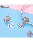 BAMOER gorąca sprzedaż oryginalna 925 Sterling Silver życie Dream Catcher zawieszki charms fit bransoletki i naszyjniki biżuteri