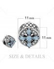 Jewelrypalace 925 Sterling Silver kryształ gwiazda koraliki Charms Fit bransoletki prezenty dla kobiet prezenty na rocznicę moda