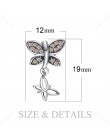 JewelryPalace 925 Sterling Silver szampana cyrkonia motyl koraliki charm w stylu fit bransoletki nowa gorąca sprzedaż dla swojeg