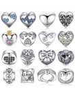 Jewelrypalace koraliki Charms Fit bransoletki kobiety DIY 925 Sterling Silver więcej serca koraliki biżuteria moda dziewczyny ko