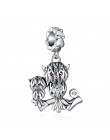 JewelryPalace 925 Sterling Silver utworzono RubyOwl rodziny koraliki charm w stylu fit bransoletki nowa gorąca sprzedaż dla kobi