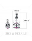 JewelryPalace księżniczka korona utworzono Ruby 925 Sterling Silver paciorki 2018 New Hot sprzedaż piękny prezent Fine Jewelry d