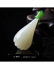 Darmowa wysyłka naturalne ręcznie jade Hetian biały jade kwiat wisiorek naszyjnik wisiorek kobiet modele magnolia wisiorek