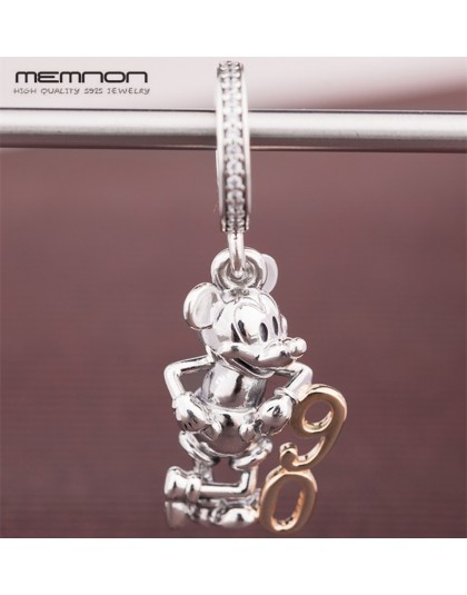 Memnon edycja limitowana 90th rocznica wiszące Charms 925 sterling silver Fit koraliki na bransoletkę wisiorki dla kobiet biżute