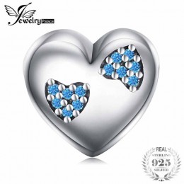 Jewelrypalace koraliki Charms Fit bransoletki kobiety DIY 925 Sterling Silver więcej serca koraliki biżuteria moda dziewczyny ko