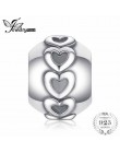 Jewelrypalace koraliki Charms Fit bransoletki kobiety DIY 925 Sterling Silver więcej serca koraliki biżuteria moda dziewczyny ko