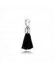 100% 925 srebrny oryginalny moda wisiorek szczęście koniczyny sukienka wiszące Charmtropical papuga Tassel wysokiej światła Pena