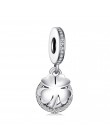 Jewelrypalace 925 Sterling Silver kwiat biały szczęście wokół uroku bransoletki prezenty dla kobiet prezenty na rocznicę moda bi