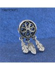 Duchowe Dream catcher Dangle Charms 925 sterling Silver fit bransoletka naszyjnik wisiorek urok DIY dla kobiet Memnon biżuteria 