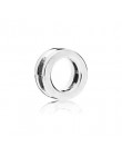 ROBOL 100% 925 srebrny Reflexions klip Charm w połysk z jasnymi sześciennych tlenku cyrkonu Fit DIY oryginalny 1:1 bransoletka b