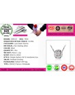 OMHXZJ hurtownie okrągły kobieta mężczyzna Grind arenaceous szczęście koraliki kpop gwiazda 925 sterling silver bez łańcucha nas