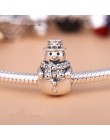 Memnon kolekcja zimowa charms 925 srebro biżuterii Snowman Santa koraliki fit bransoletki DIY prezent na boże narodzenie BE413