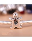 Memnon kolekcja zimowa charms 925 srebro biżuterii Snowman Santa koraliki fit bransoletki DIY prezent na boże narodzenie BE413