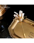 GLSEEVO naturalne wody słodkiej perła baroku broszka dla kobiet Party piękne Broche broszki Du Luxe Femme Bijoux biżuteria GO033