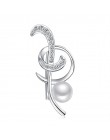 Sinya 925 srebrne broszki z AAAAA naturalne perły tonów wysokich nuty styl dobry prezent dla kobiet z obrotowym spinka podkład