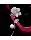 Czerwone drzewa marka moda kolczyki classic rose kwiat broszki biżuteria dla kobiet nowy rok prezent w pudełku pakiet wysokiej j
