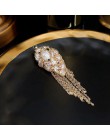 GLSEEVO naturalne barokowy Pearl Tassel broszka dla kobiet Party piękne Broche broszki Du Luxe Femme Bijoux luksusowe biżuteria 