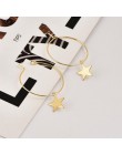 ES207 nowe okrągłe kolczyki 2019 popularne mody osobowości proste Pentagram kolczyk kolczyki kobiece akcesoria hurtownie