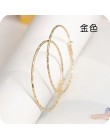 Min zamówienie $7 (zamówienie mix) złoto srebro hollow wielkie koło pierścień kolczyki ear bamboo hoop kolczyki Mei stylowa biżu