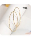 Min zamówienie $7 (zamówienie mix) złoto srebro hollow wielkie koło pierścień kolczyki ear bamboo hoop kolczyki Mei stylowa biżu