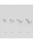 Trusta 100% 925 Sterling Sliver 2 sztuk małe Tiny piłka kolczyki koła ucha Piercing Tragus Helix chrząstka DS156