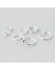 Trusta 100% 925 Sterling Sliver 2 sztuk małe Tiny piłka kolczyki koła ucha Piercing Tragus Helix chrząstka DS156