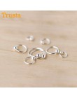 Trusta 100% 925 Sterling Sliver 2 sztuk małe Tiny piłka kolczyki koła ucha Piercing Tragus Helix chrząstka DS156