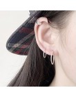 Minimalizm proste koreański styl małe okrągły koło srebrny Ear Hoop biżuteria Hot sprzedaż kobiety kolczyki Brincos 13 ~ 20mm 2