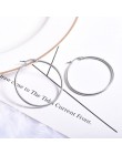 , Żeński, moda biżuteria duże okrągłe kolczyki koło sliver kolor hoop kolczyki dla kobiet 15-30mm/35- 70mm akcesoria do uszu e09