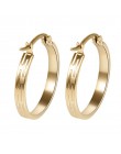 Nowa moda ze stali nierdzewnej małe Hoop kolczyki dla kobiet złoty kolor srebrny okrągły pierścionek kolczyki kobiece oświadczen