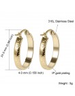 Nowa moda ze stali nierdzewnej małe Hoop kolczyki dla kobiet złoty kolor srebrny okrągły pierścionek kolczyki kobiece oświadczen