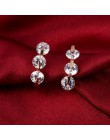 AAA cyrkon kamień kryształ Rhinestone złota srebrne kolczyki koła dla kobiet moda damska biżuteria złote kolczyki ucha biżuteria